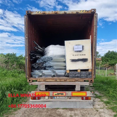 GREENHOUSE MATERIAL ARIVE CUSTOMER SITE
